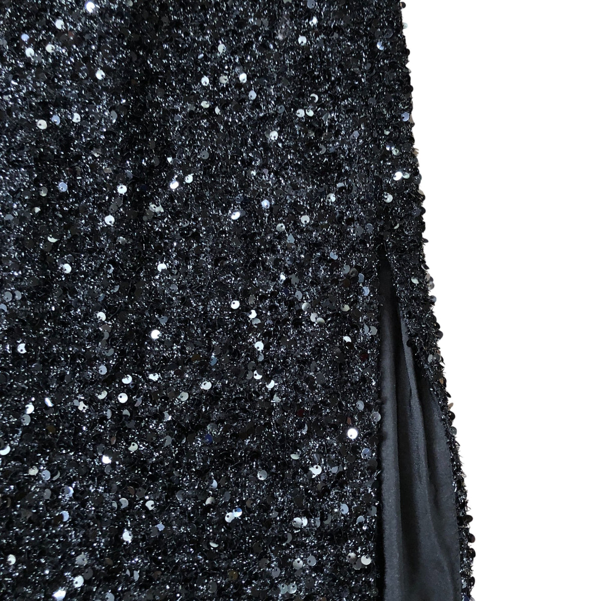 Jarlo Clement Sequined Strapless Dress Women's Black Evening Gown Size 8