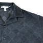 River Island Men’s Black Short Sleeve Shirt Size M Casual Patterned Top