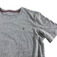 Tommy Hilfiger Short Sleeve T-Shirt Size 12-14 Years Boys Grey Cotton Crew Neck