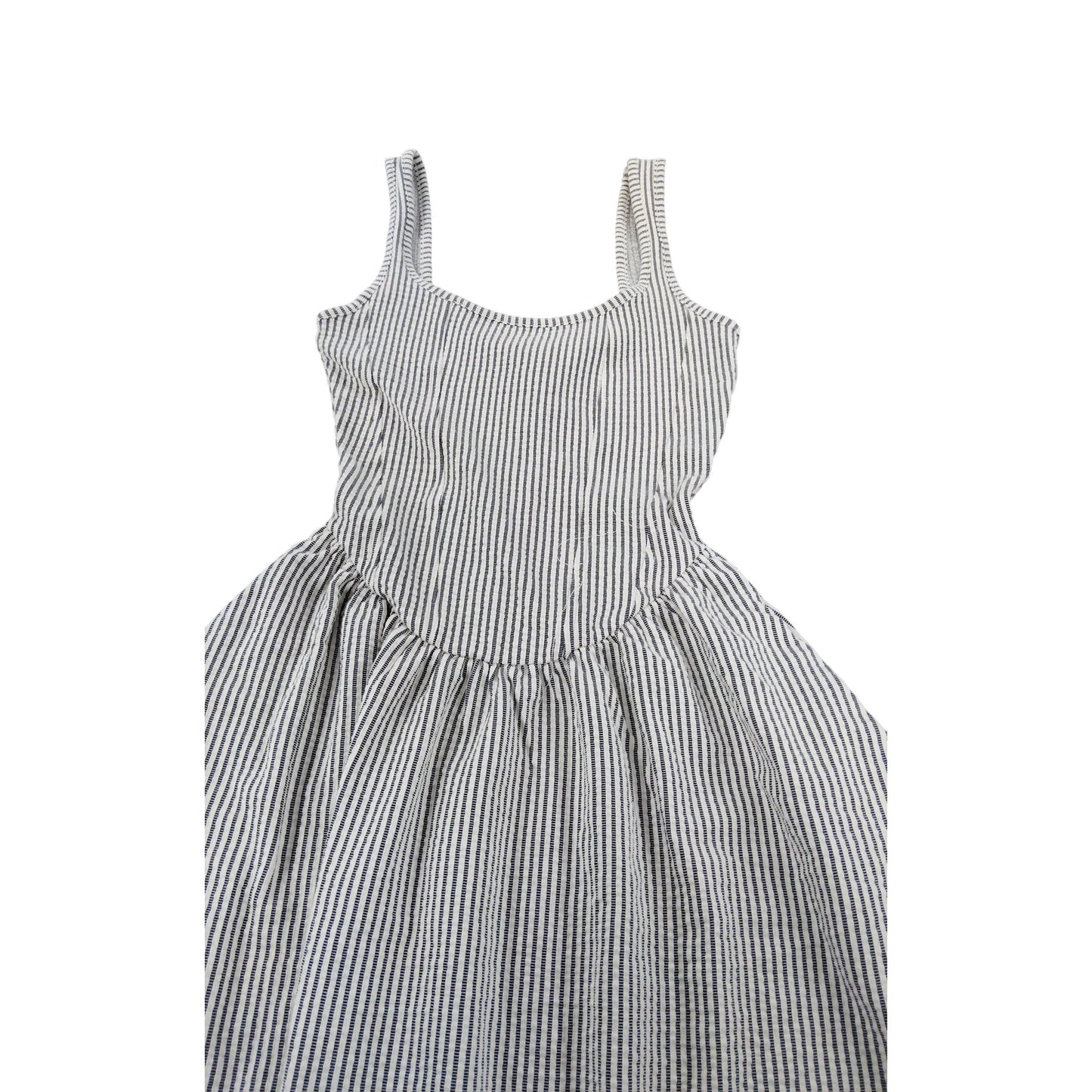 River Island Striped Casual Dress UK8 Women's Sleeveless A-Line Midi