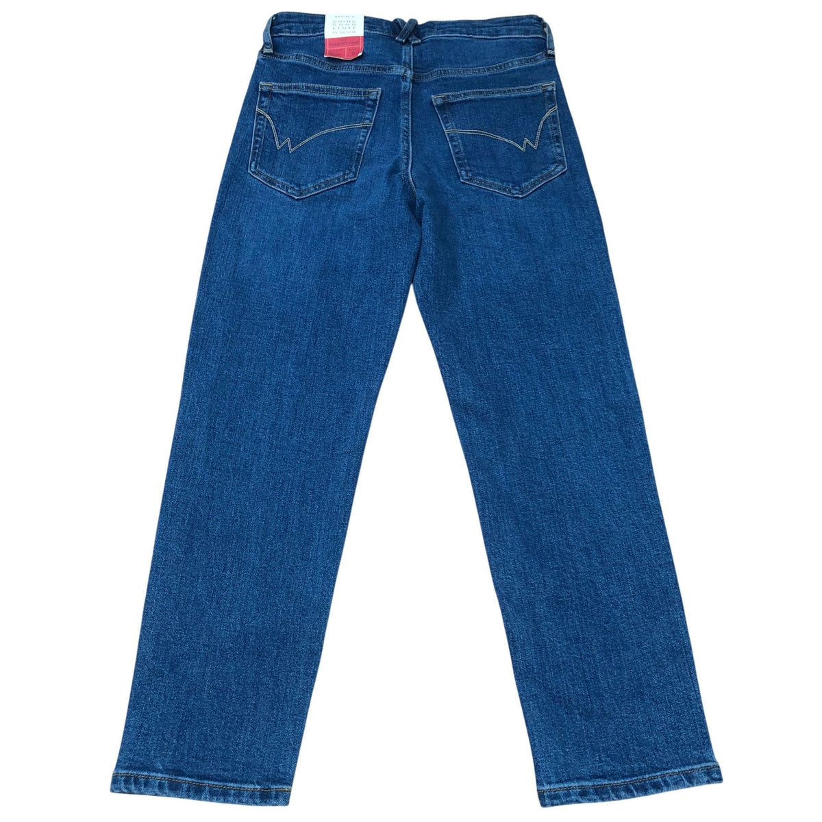 Brooke Straight Crop Jeans Mid Denim Blue Size 6