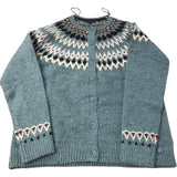 Weird Fish Sea Mist Cardigan Size 10 Women's Button Cardigan Knitwear