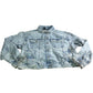 H&M Short Denim Jacket Women's Size Small Light Blue