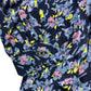 Georgie Shirt Tunic UK8R Women's Floral Print Navy Multi