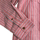 Barbour Relaxed Fit Casual Shirt Men's Red Stripe Cotton Medium