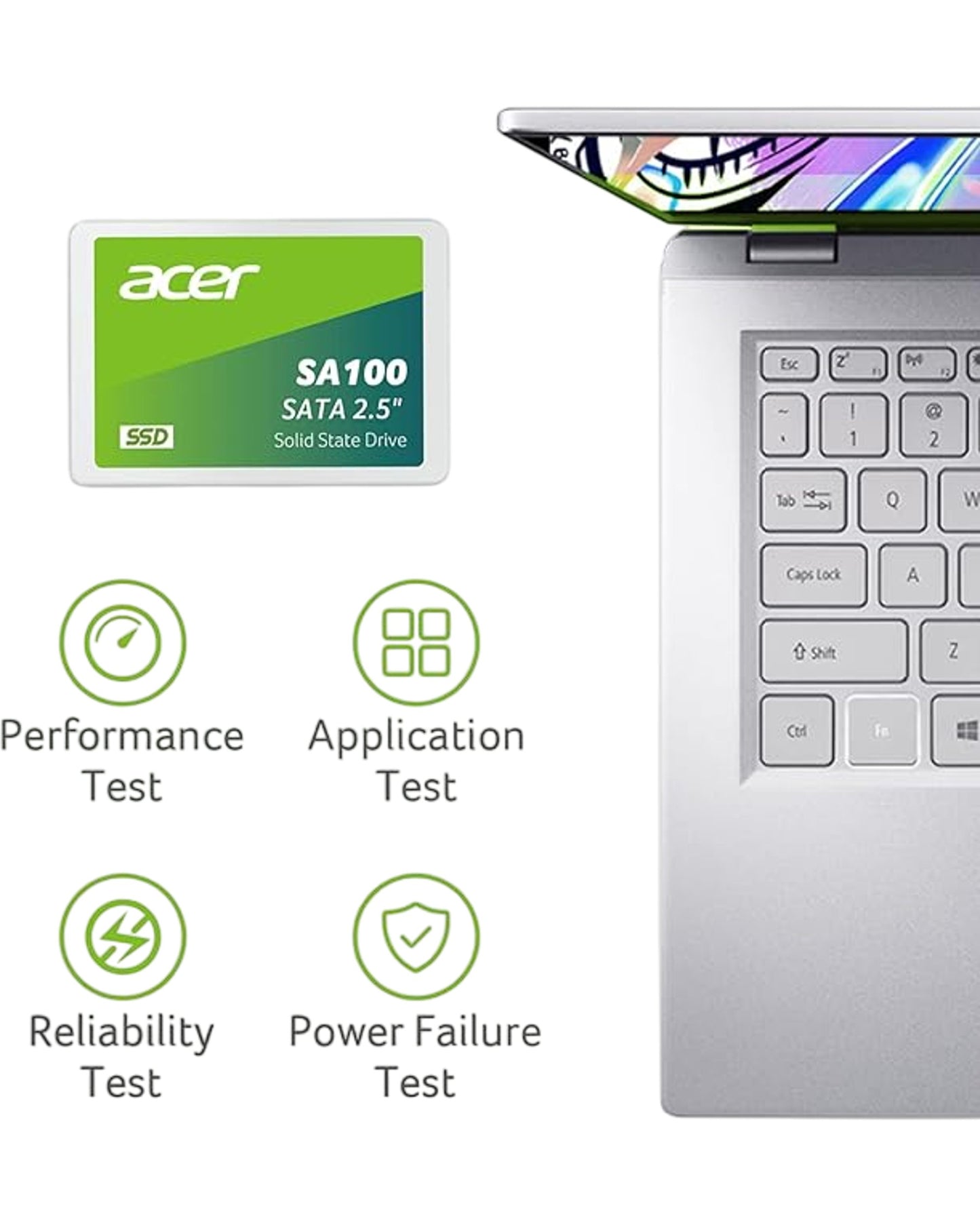 ACER SA100 SATA 2.5 Solid State Drive SSD 960GB 560MBs Read