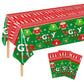 Ugly Sweater Party Christmas Table Cloth 3 Pieces 137x274cm PE