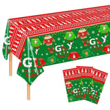 Ugly Sweater Party Christmas Table Cloth 3 Pieces 137x274cm PE