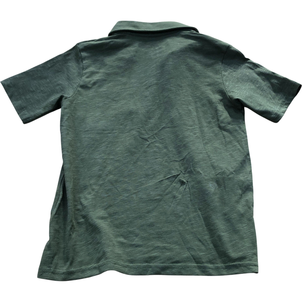 Mountain Warehouse Polo Shirt Age 7-8 Years Boys Olive Green Short Sleeve