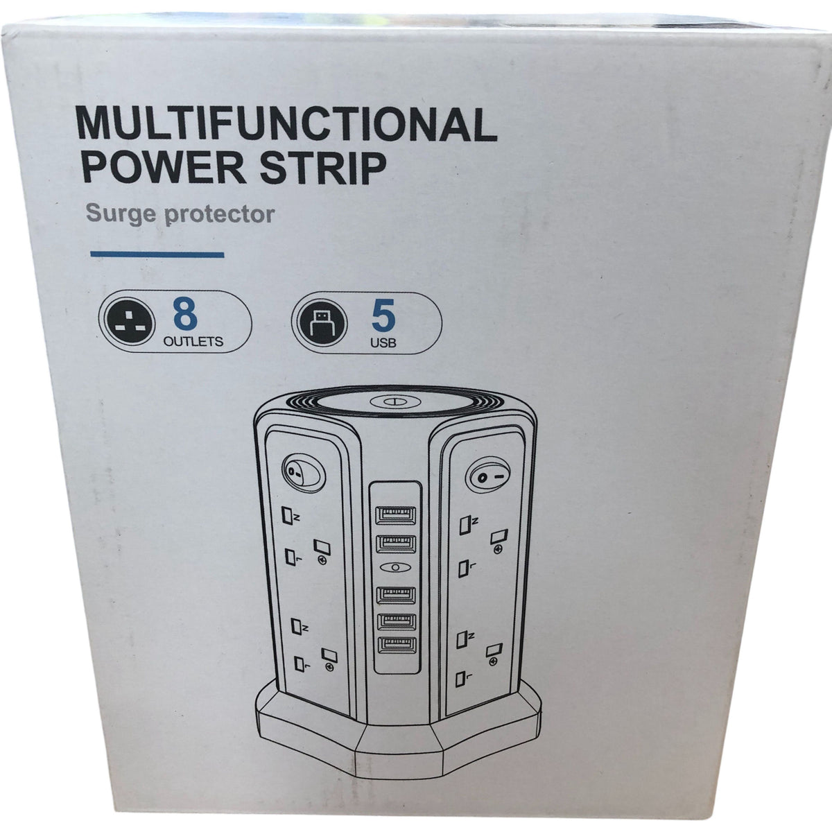 HAFINO Multifunctional Power Strip Model XT-E3011 8AC Outlets 5USB Ports