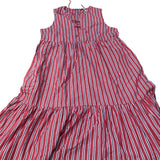 Baukjen Striped Dress UK Size 18 Women's Sleeveless Organic Cotton Red White