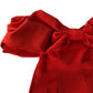 River Island Red Dress UK Medium Women's Off Shoulder Bow Detail