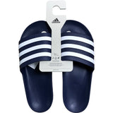 Adidas Adilette Aqua Sliders UK9 Men's Navy Blue Comfort Slip On Sandals