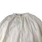 White Cotton Top Women's Button Front Long Sleeve Blouse UK12