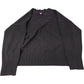 River Island Brown V Neck Sweater Women's Size 12 Medium Knit Long Sleeves