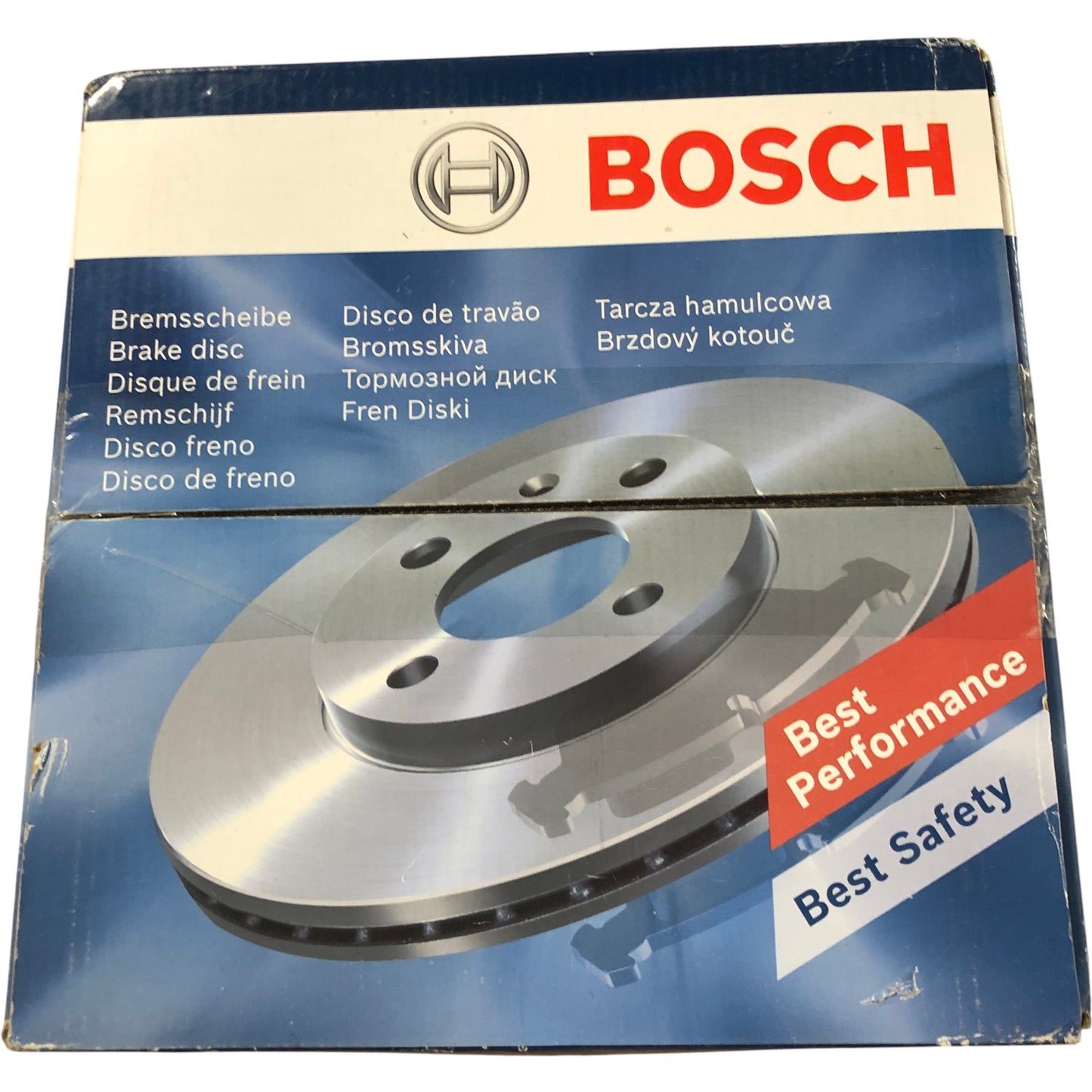BOSCH BD753 Brake Discs Set of 2 Front Axle Best Performance Best Safety