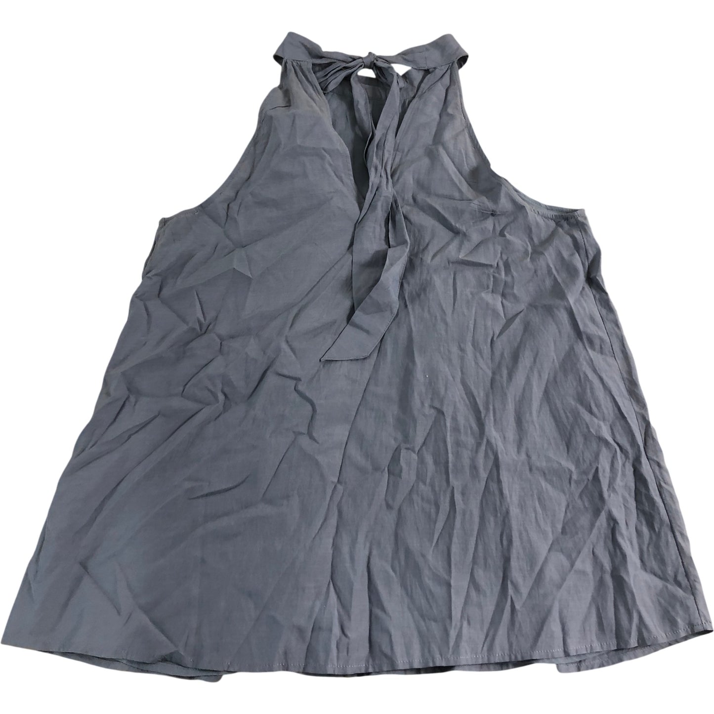 River Island UK 8 Women's Grey Beaded Tank Top Sleeveless Blouse Casual