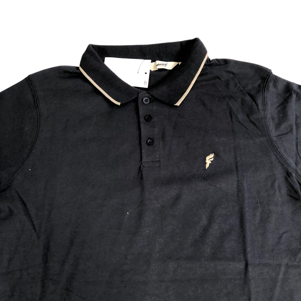 Onfire Polo Shirt Mens Short Sleeve Navy 100 Cotton Regular Fit Large