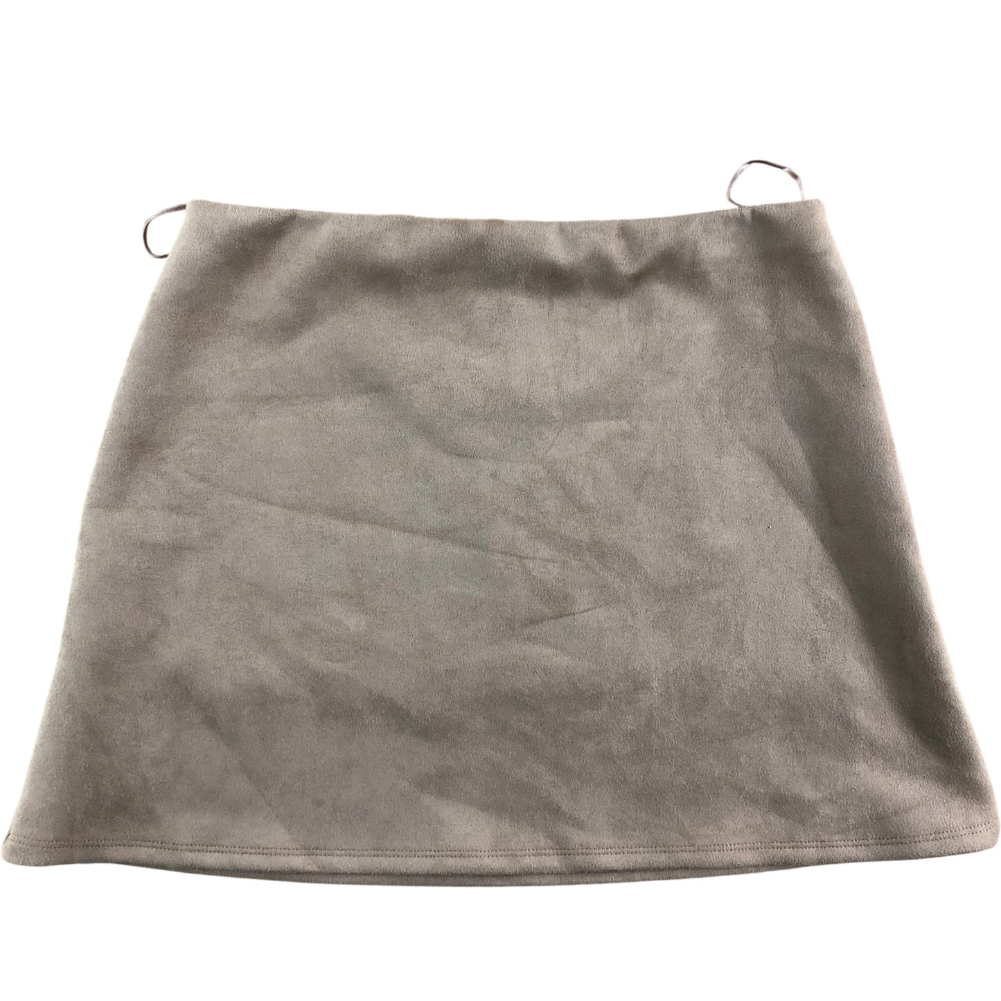 River Island City Fresh Skirt UK16 Women's Brown Suede Style Size 16