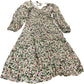 River Island Floral Dress UK10 Women's Long Sleeve V Neck Summer Style