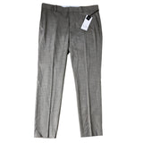 River Island Skinny Fit Trousers W36 L32 Men's Beige Formal Pants
