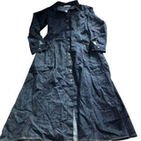 Baukjen Denim Shirt Dress UK Size 8 Women's Long Sleeve Blue Cotton Casual