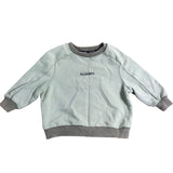 AllSaints Sage Sweatshirt 12-18 Months Unisex Kids Crew Neck Long Sleeves