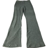 River Island  Flared Trousers Women's Olive Green Striped Stretchy Material