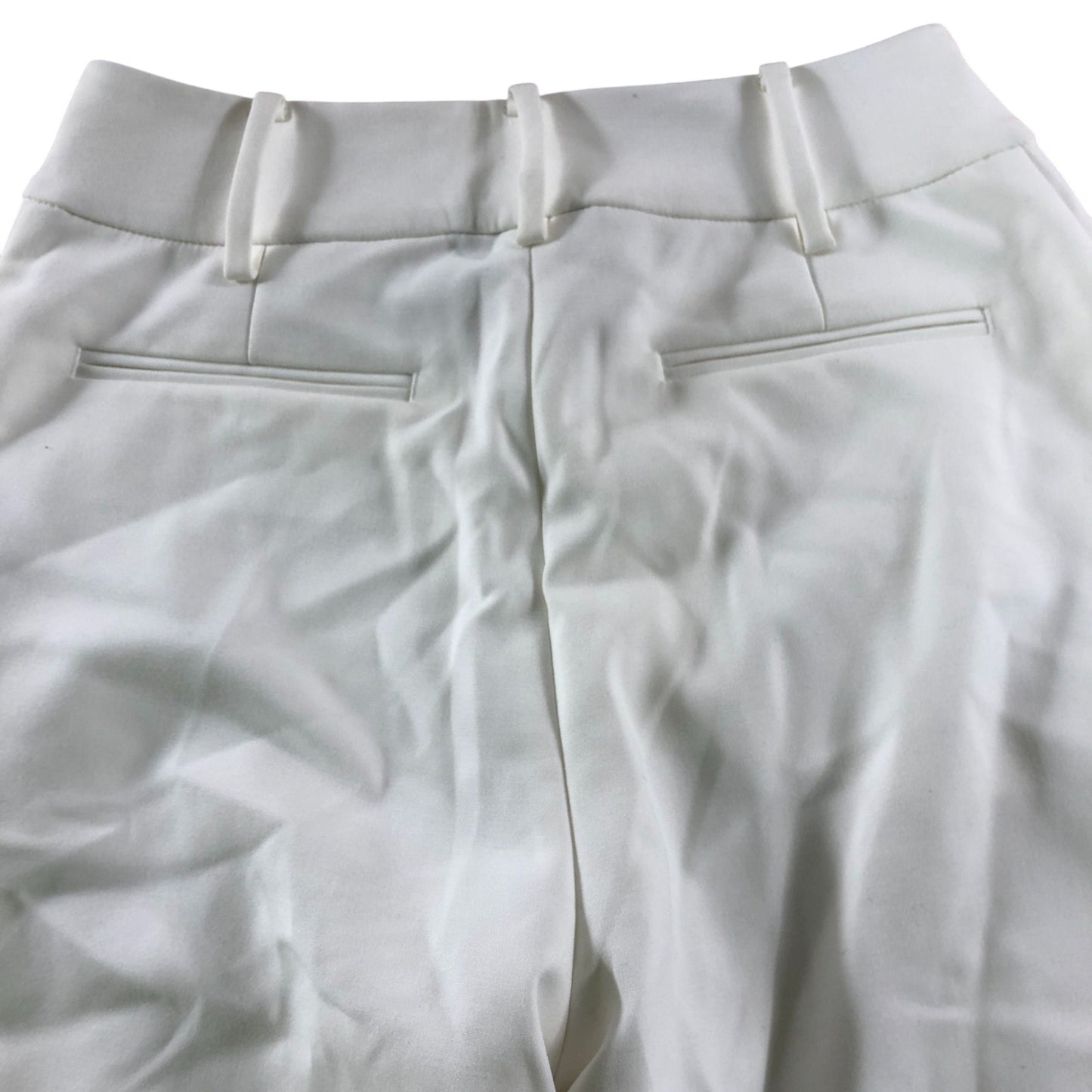 Acler Ivory Slim Fit Ankle Zip Tailored Trousers - Size 8
