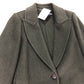 Branded Fringe Coat UK 12 Black