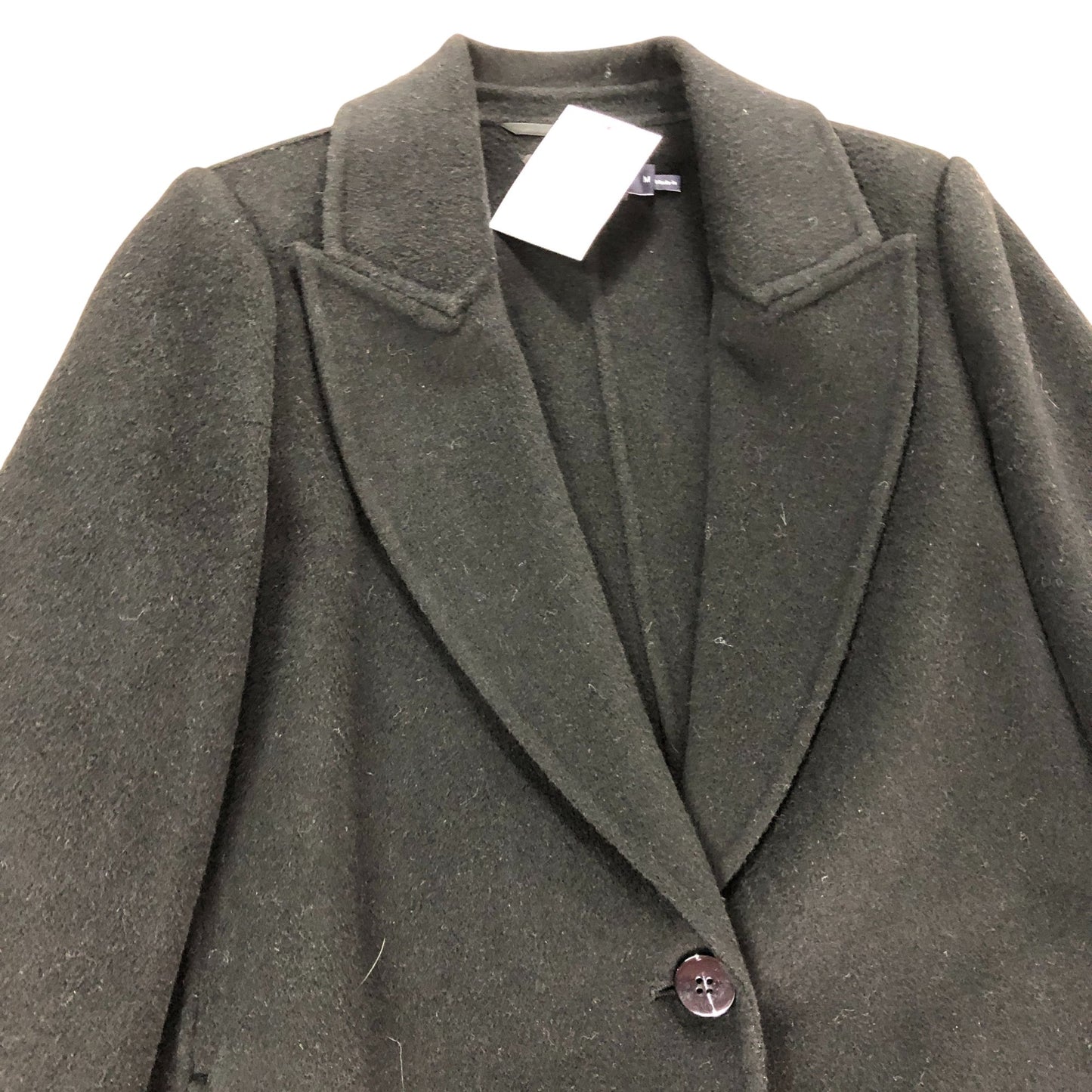 Branded Fringe Coat UK 12 Black