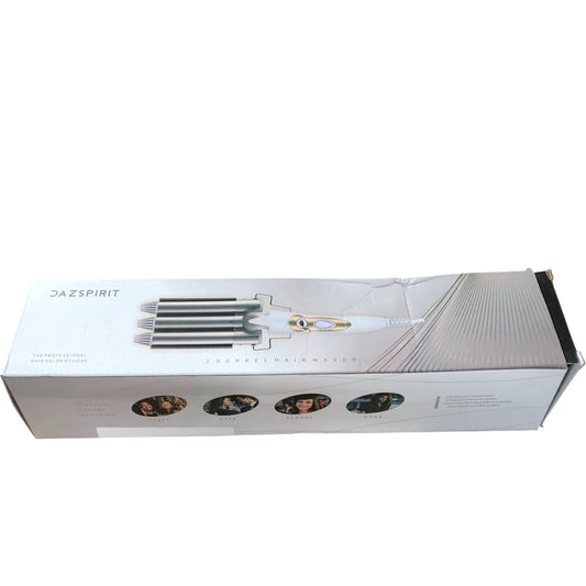 DazSpirit 3 Barrel Hair Waver Professional Curling Iron Adjustable Temperature