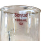 STONYLAB 1000mL Round Bottom Glass Flask Lab Beaker G2 Laboratory Equipment