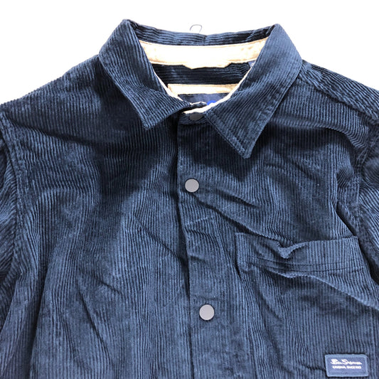 Ben Sherman Midnight 036 Men's Button-Up Jacket Cotton Outerwear Large