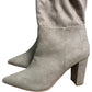 Novo Elegant Women's Heeled Knee High Boots Size UK5 Taupe Block Heel