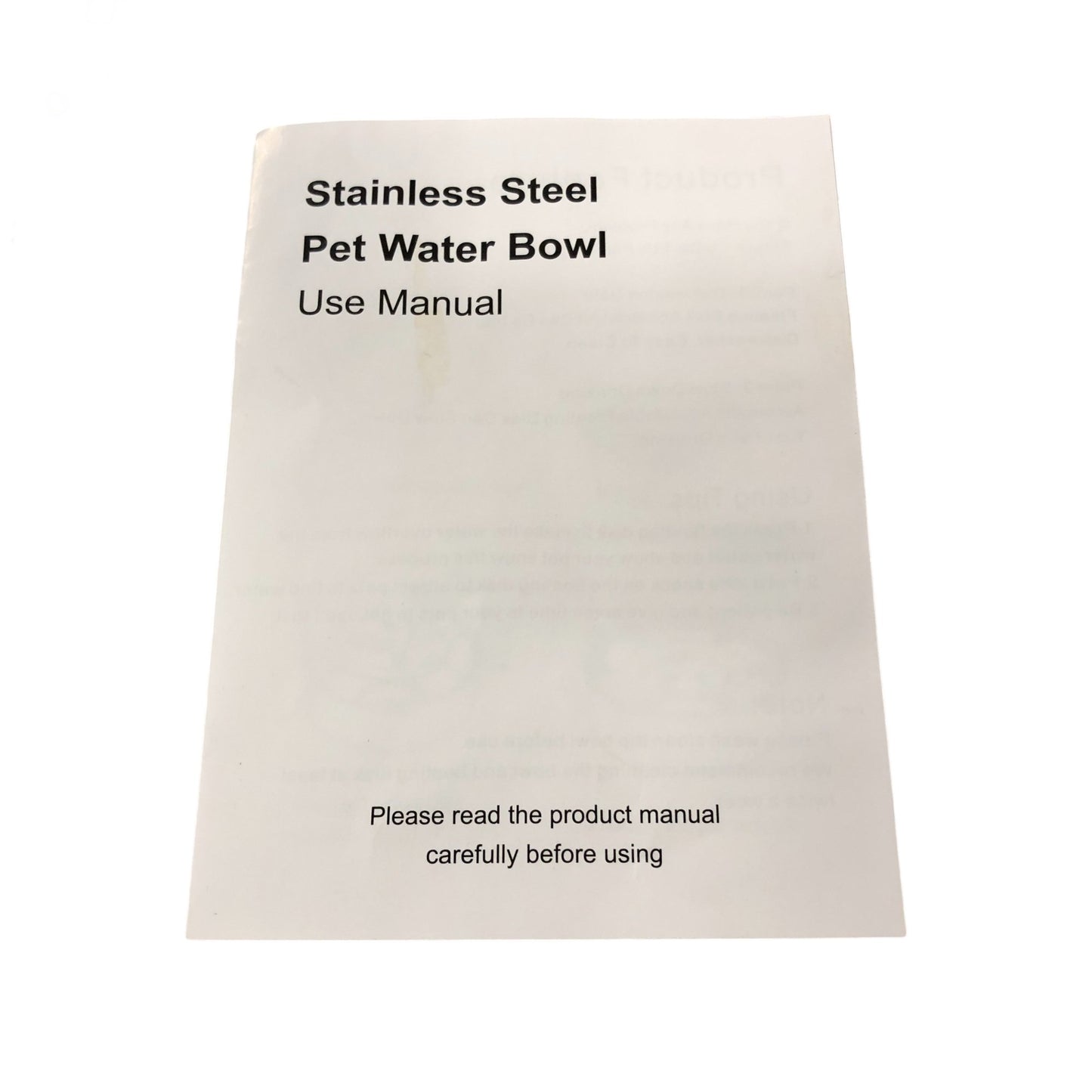 No Spill Dog Floating Water Bowl Stainless Steel Pet Bowl Slow Drinking Large