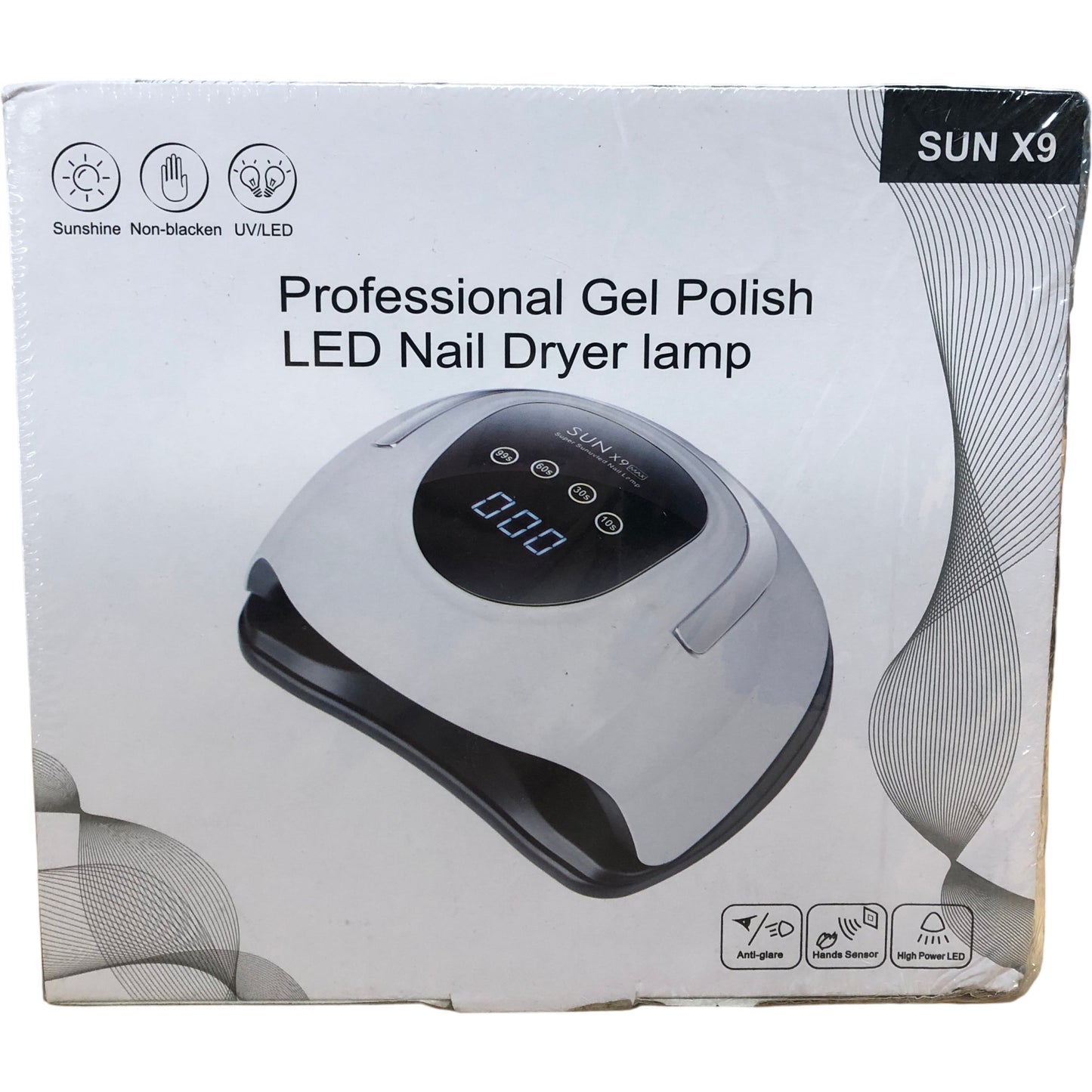 SUN X9 220W Professional LED Nail Dryer Lamp Gel Polish UV Light