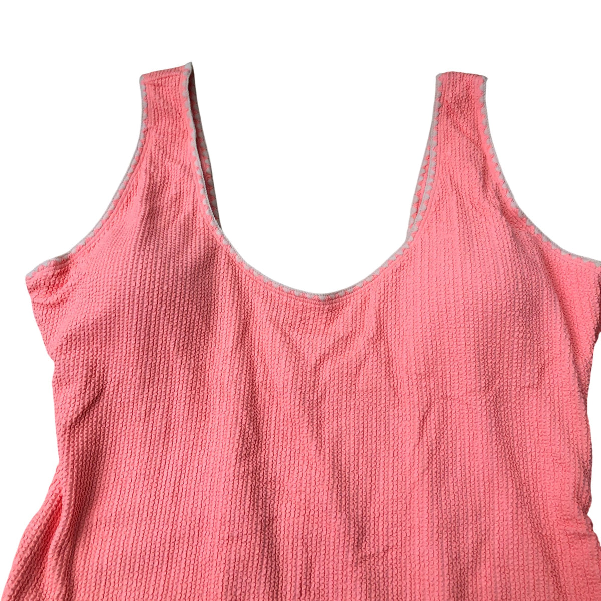 River Island Swimsuit Women's One Piece Coral Stretch Lined Beachwear UK26