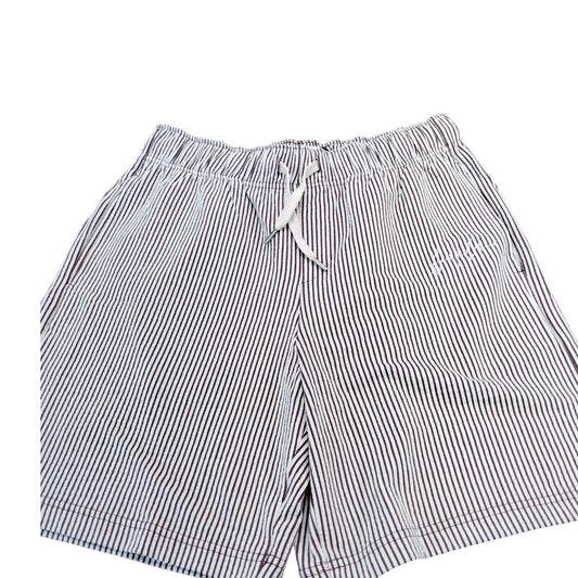 River Island Striped Shorts UK S Men Multi Colour Cotton Lightweight Casual