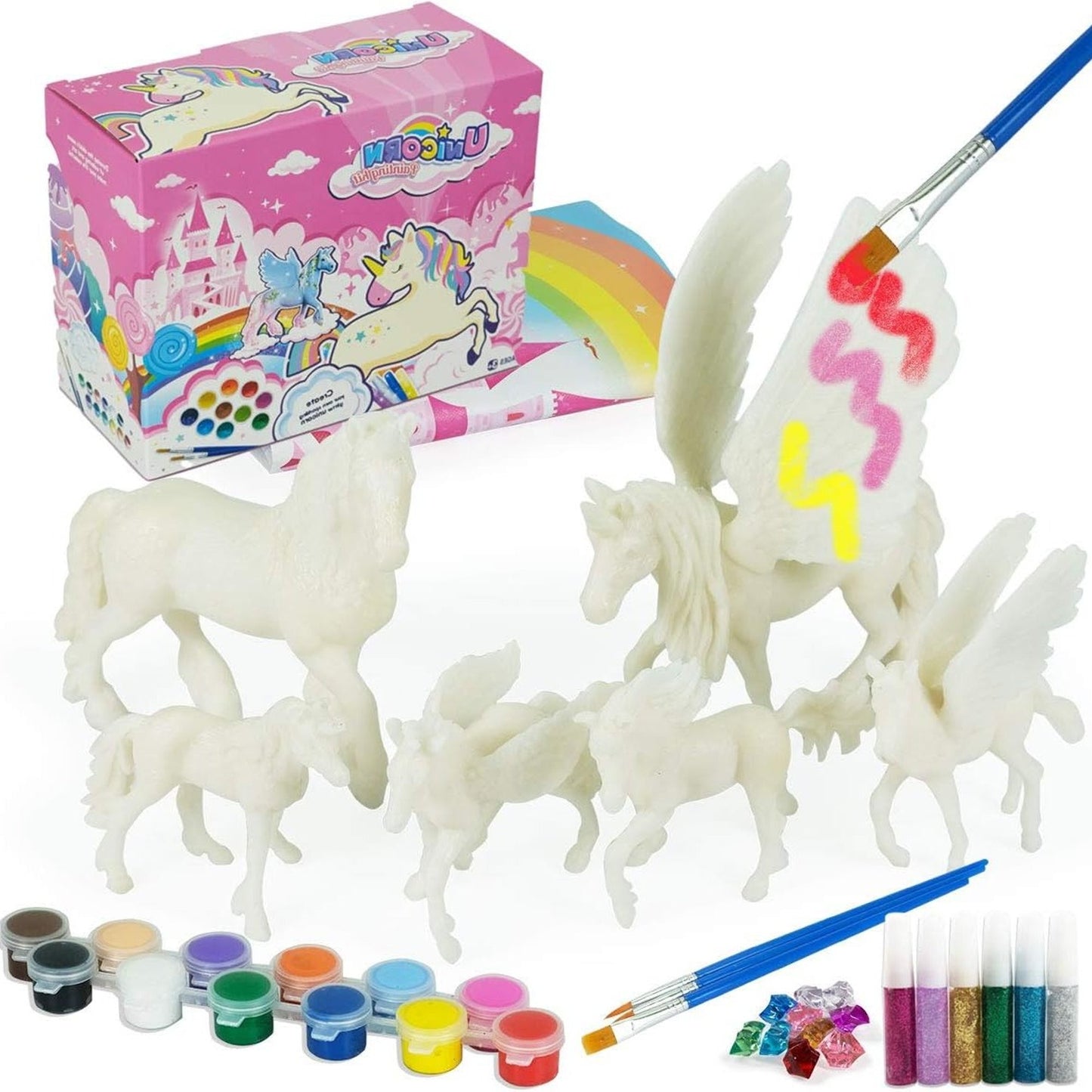 Unicorn Painted Series Craft Kit For Kids Age 3 Plus Arts And Crafts Set