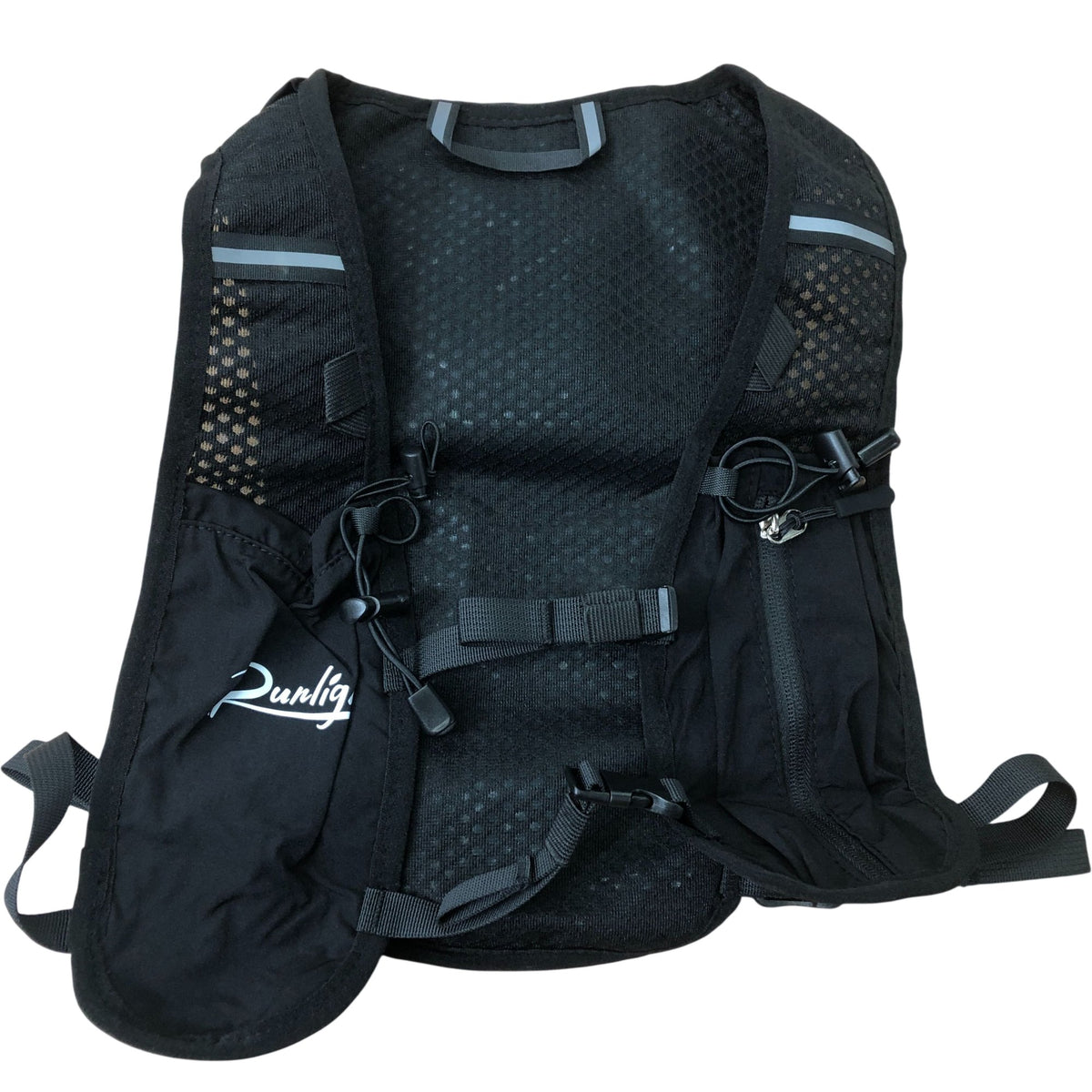 Runlight Hydration Pack Lightweight Running and Hiking Bag with Pockets Black