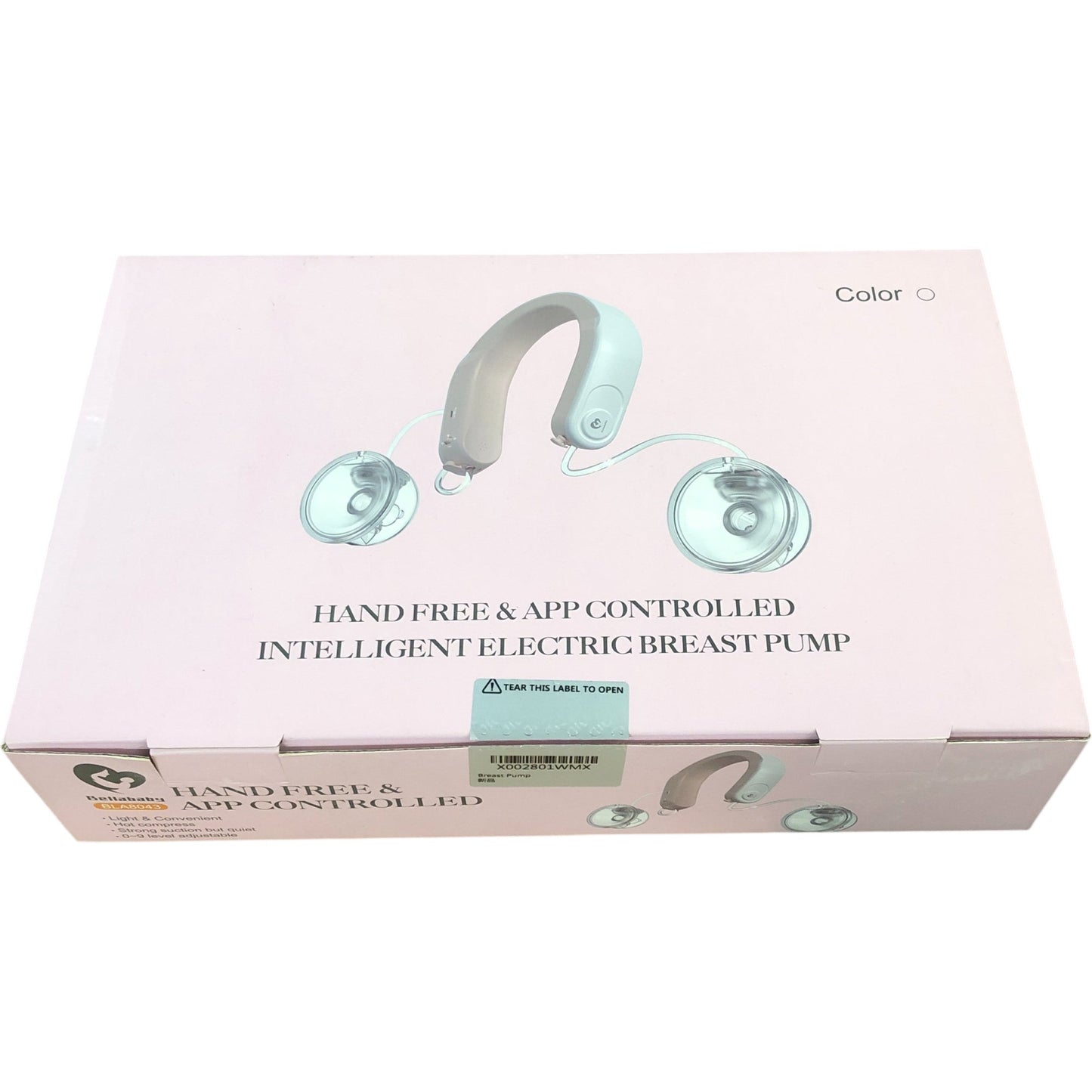 Bellababy BLA8043 Hand Free App Controlled Intelligent Electric Breast Pump