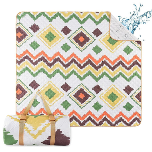 Waterproof Picnic Blanket Washable 200x200cm Portable Outdoor Use