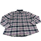 Crew Clothing Company Check Shirt XL Mens Classic Fit Cotton Navy Purple