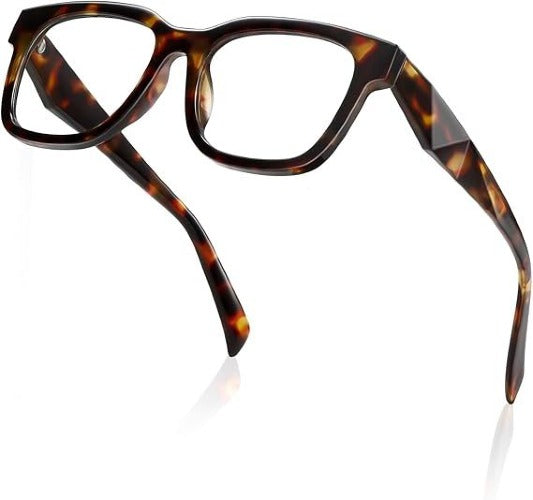Kimorn Blue Light Glasses Women Men Tortoiseshell Cat Eye Frame Stylish Eyewear