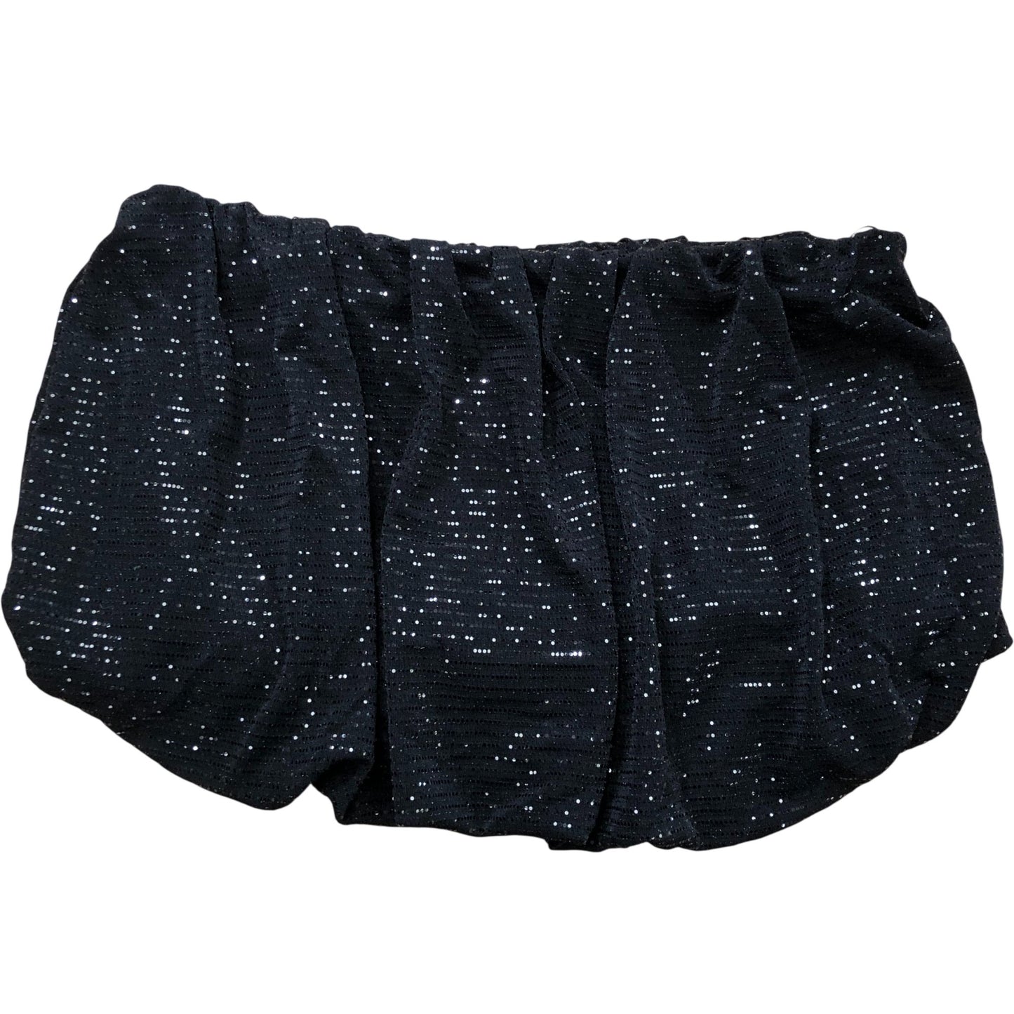 River Island Women's Black Sequin Bubble Skirt Size 16