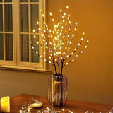 LED Willow Lights Decorative Branch Lights Silver