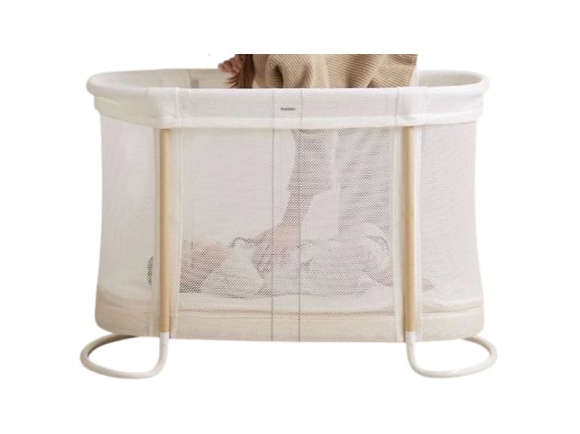 BabyBjörn Baby Crib Airy Crib Where Baby Sleeps Safely 0-2 Years White