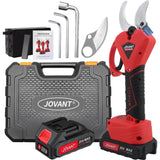 JOVANT Lithium Electric Pruning Shears Cordless Garden Tool With 2 Batteries