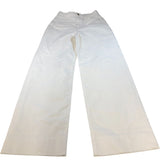 Branded Cream Wide Leg Trousers Women's Cotton Elastane Casual Style UK14 Long